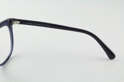 Raro Auténtico Chanel 3341 c.508 54 mm Translúcido Azul Oscuro Gafas Marcos Italia - Imagen 5 de 6
