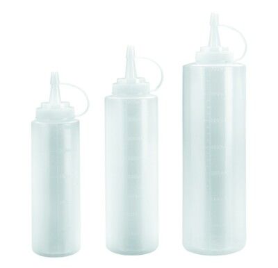 SOßENFLASCHE IB KUNSTSTOFF SAUCENFLASCHE Quetschflasche LEER Senf Ketchup Mayo