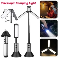 Rechargeable Portable LED Camping Light Outdoor Adjustable Telescopic Flashlight