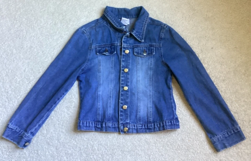 Girls SPEECHLESS Denim Jeans Jacket snap front Size Large children’s coat - Image 2 of 4