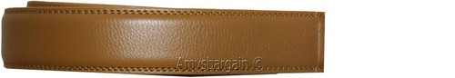 Correa cinturón hombre piel camel talla xl. 43" correa cuero genuino correa nueva solamente - Imagen 6 de 15
