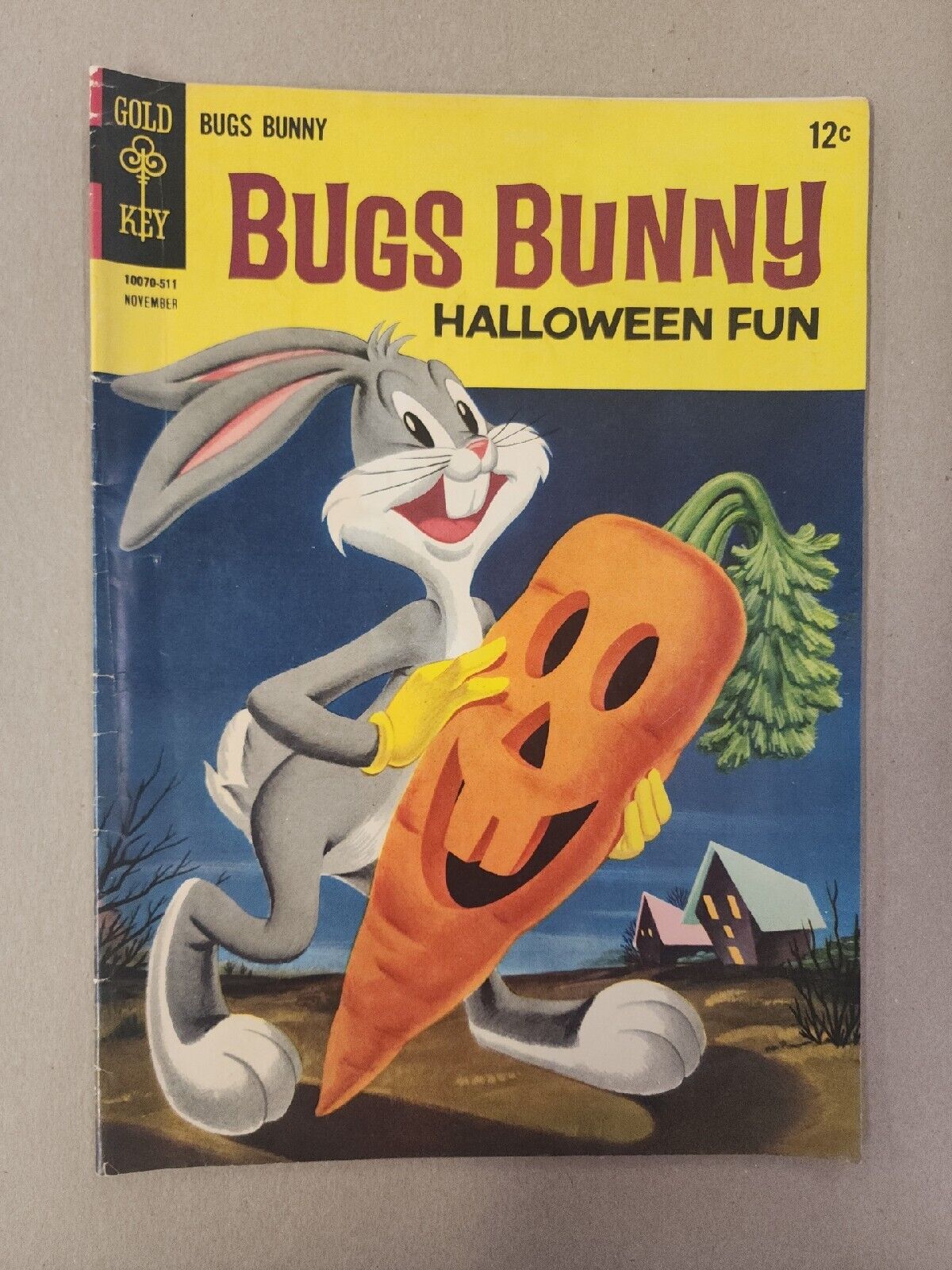 Bugs Bunny # 102 Halloween Fun ~ Trick or Treat ~ Scary ~Jack O Lantern 1965. G1