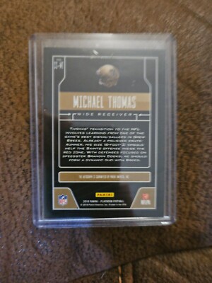 2016 PANINI PLAYBOOK MICHAEL THOMAS SLANT SIGNATURES RC #/99 OHIO