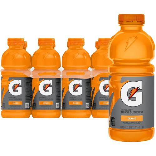 Thirst Quencher, Orange, 20 Fl Oz Bottles, 8 Pack