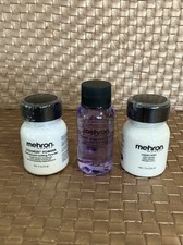 Mehron Makeup Liquid Latex, Colorset Spirit Gum Remover Sealed NEW .