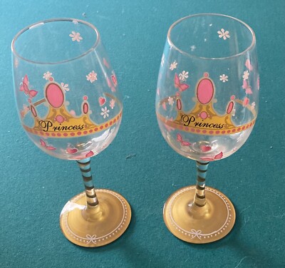 Princess 10oz Wine Glasses. (Complete Set of 2). These Are Brand New Never Used!