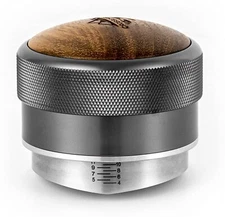 58MM Coffee Distributor, Stainless Steel Coffee Distributor Walnut Decoration