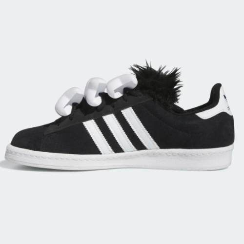 Adidas X Jeremy Scott JS Bones Campus 80 Shoes 'Black' - HQ4493 Expeditedship - Afbeelding 1 van 6