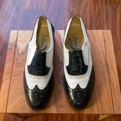 VINTAGE Spectator BRAGANO for COLE HAAN Wingtip Oxford Dress 