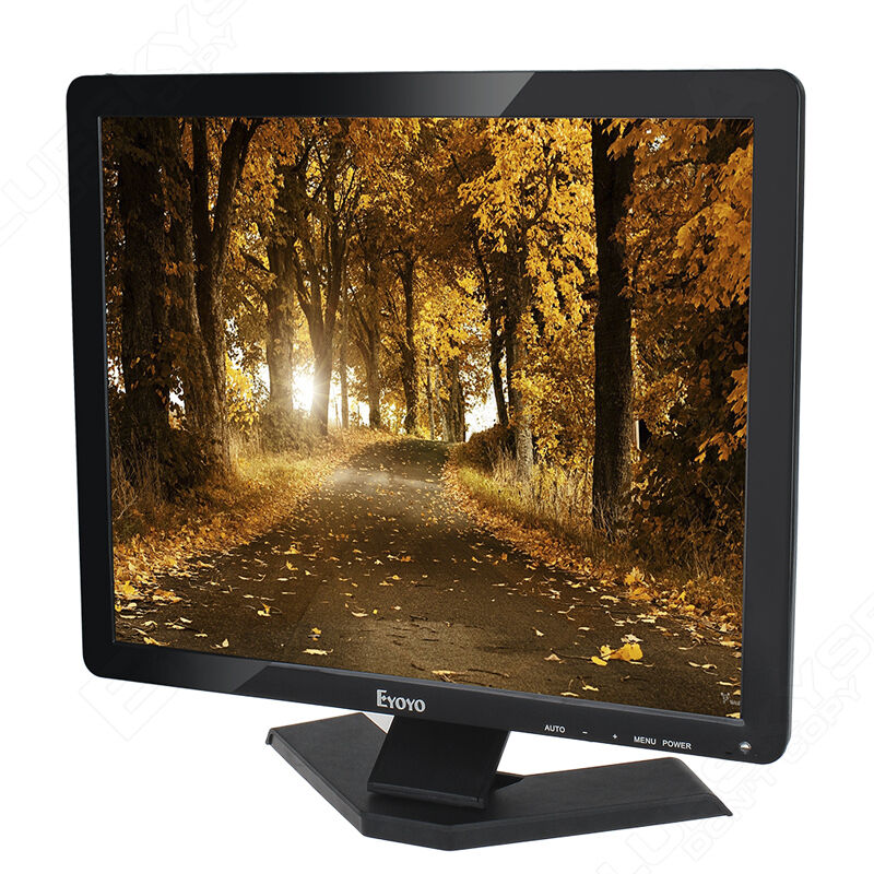 Eyoyo 15" TFT LCD Monitor 1024x768 HD 1080P BNC/VGA/AV/HDMI/USB For CCTV Camera