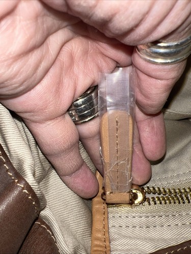 Borsa a tracolla UGG super lunga hobo marrone scamosciato imbracatura rara borsa hippie nuova con etichette - Foto 10 di 14