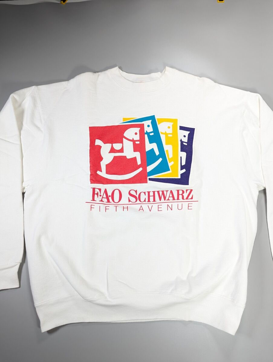 Vintage FAO Schwarz Sweatshirt XL NYC Fifth Ave Toy Store Vintage FAO Schwarz Sweatshirt XL NYC Fifth Ave Toy Store