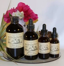 RED CLOVER Tincture Anti-inflammatory Cough Folk Remedy Extract Wildcraft USA