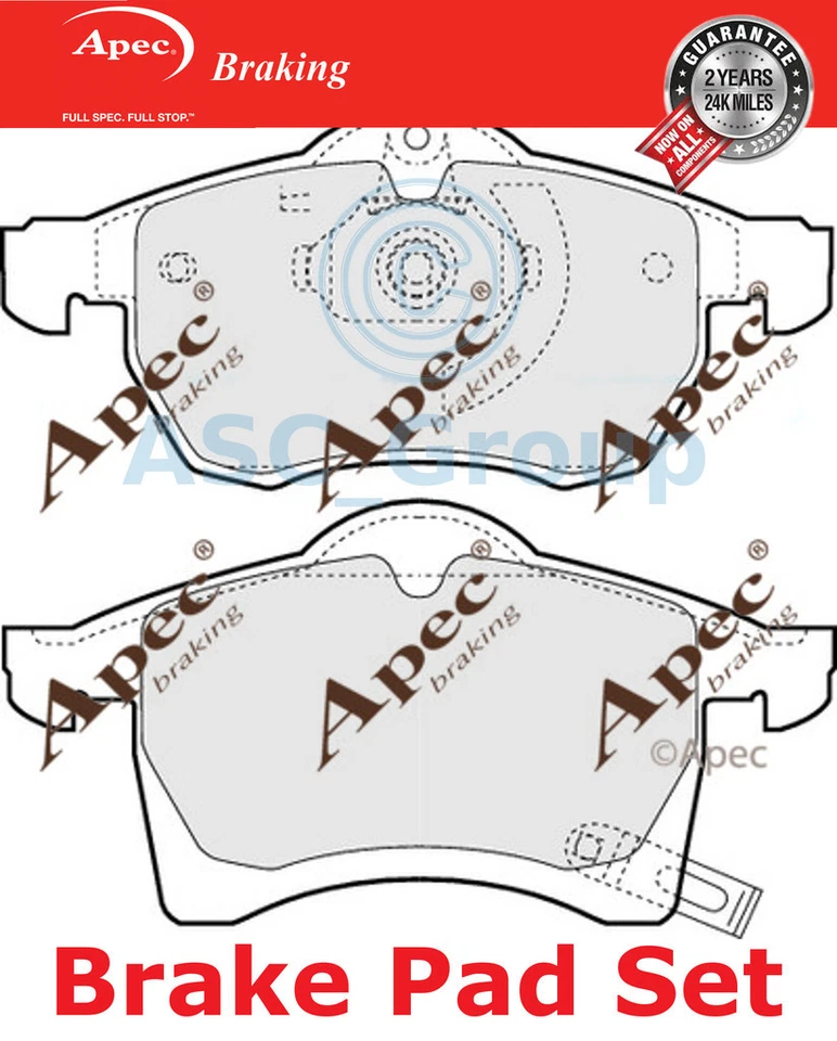 Jeu De Plaquettes De Frein Avant Apec Qualité OE Remplacement PAD1023 - Photo 1/1