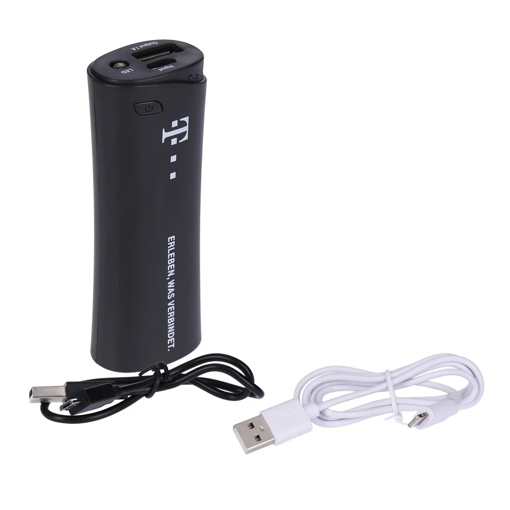 xqisit Powerbank 2600 mAh in schwarz mit Telekom Logo | eBay