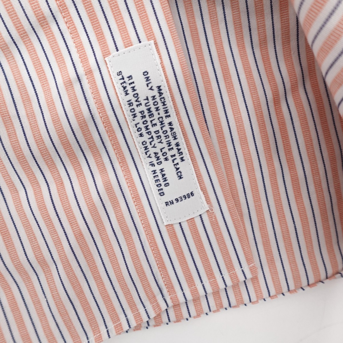Brooks Brothers Shirt Mens 15.5 33 Regent Peach Striped Brooks Brothers Shirt Mens 15.5 33 Regent Peach Striped