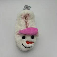 Cat & Jack Kids Snowman Holiday Slipper Socks with Gripper Bottoms, Size XS/S