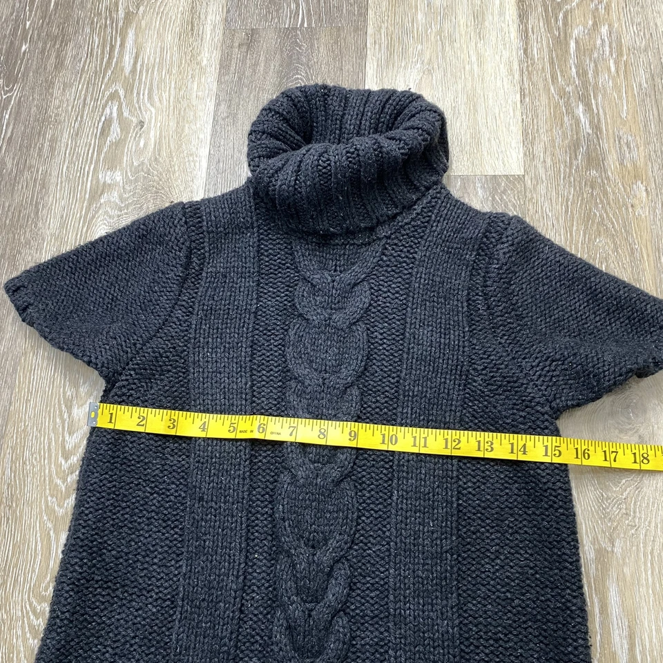 GAP Turtleneck Black Lambs Wool Angora Blend Maternity Sweater Women's M - Image 4 of 4