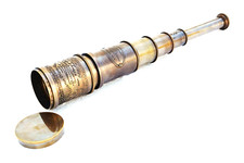 Vintage Nautical 16Telescope Brass Pirate Spyglass Scope Collectible Marine