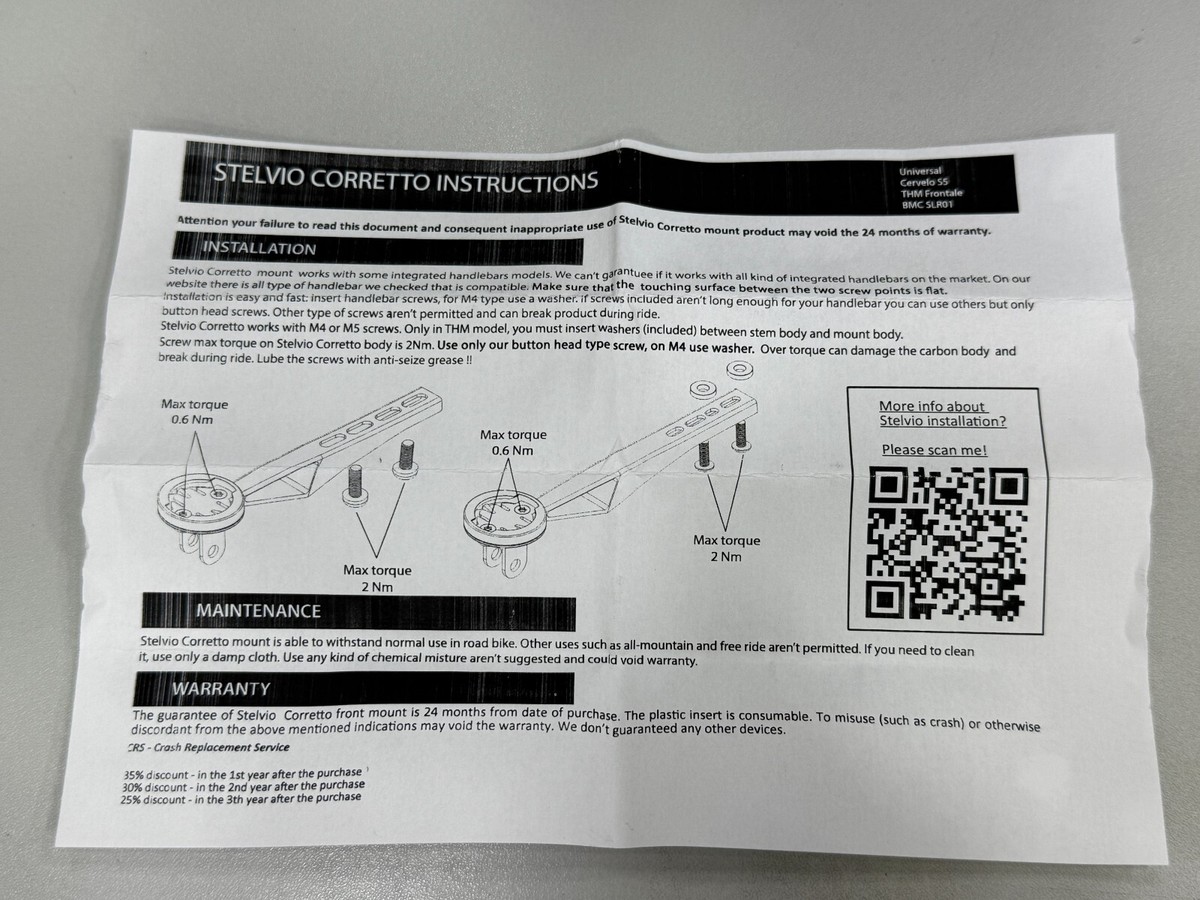 Support Universel Pour Ordinateur Sur Vélo Alpitude Stelvio Corretto - Carbone, Noir