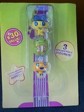 Tamagotchi Music Star Charms 3 Mini Figures Characters 2009 SEALED
