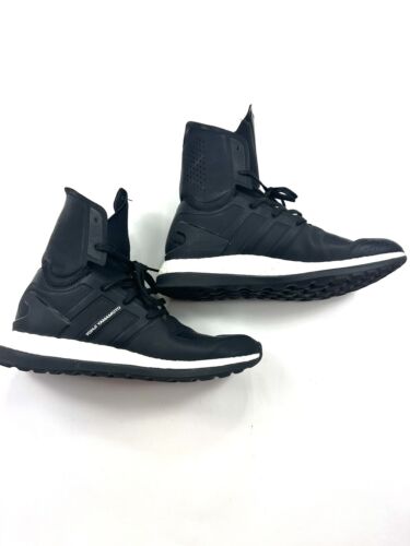 Y-3 Pure Boost Zg High Sz 8.5 Men 91c74 Black Adidas Streetwear Shoes Boots - Picture 1 of 13