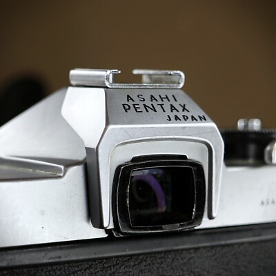 PENTAX SPOTMATIC フラッシュ付き Pentax Spotmatic BLACK SPIIa 35mm SLR Film Camera with SMC 50mm F1