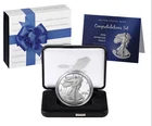 2026 P CONGRATULATIONS SET AMERICAN EAGLE ONE OUNCE SILVER PROOF BOX & COA 26RF