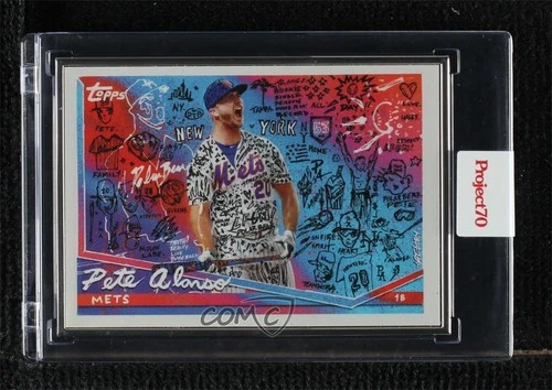2021 Topps Project 70 Artist Proof Silver Frame /51 Pete Alonso Gregory Siff