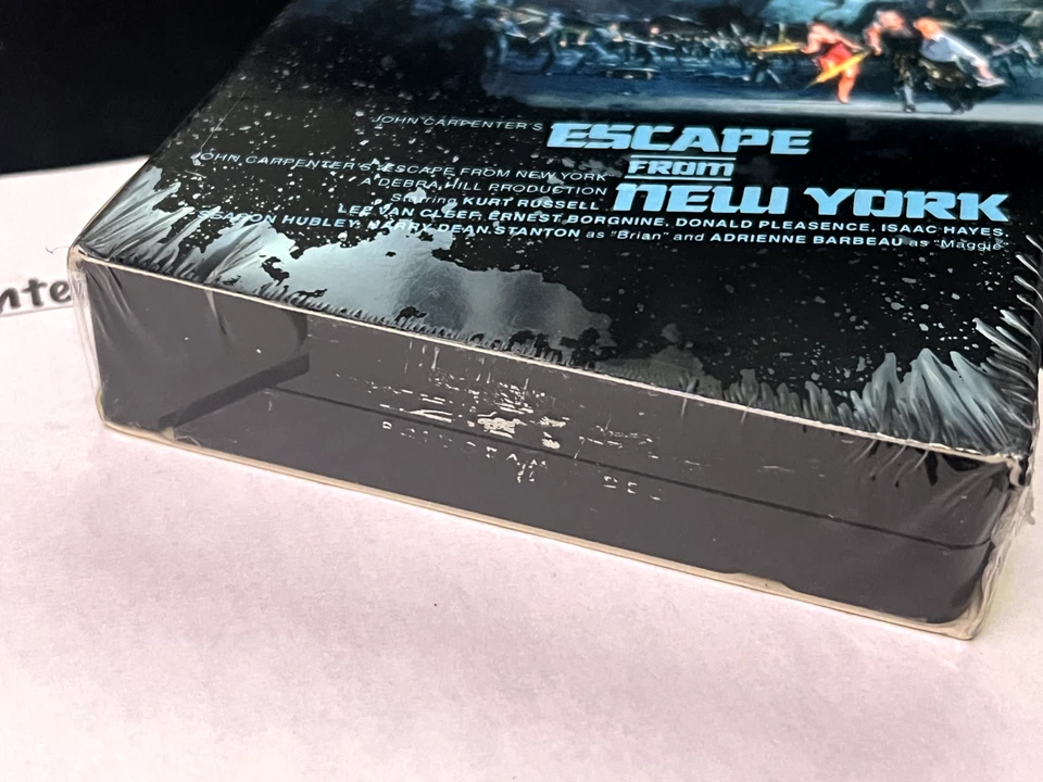 Escape From New York VHS Video Tape FACTORY SEALED Watermark rare - Image 3 of 4