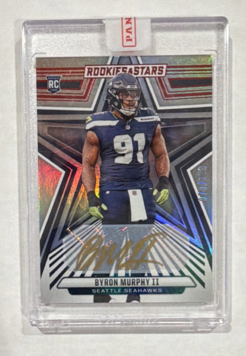 2024 Rookies & Stars BYRON MURPHY II ROOKIE AUTOGRAPH /299 SEATTLE SEAHAWKS🔥