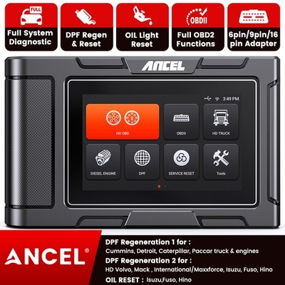 ANCEL HD3300 Pro Heavy Duty Truck Scanner All Systems OBD2 Diagnostic DPF Regen