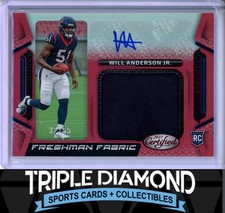 2023 Panini Certified Will Anderson Jr Rookie Patch Auto Red #32/55 Texans A418