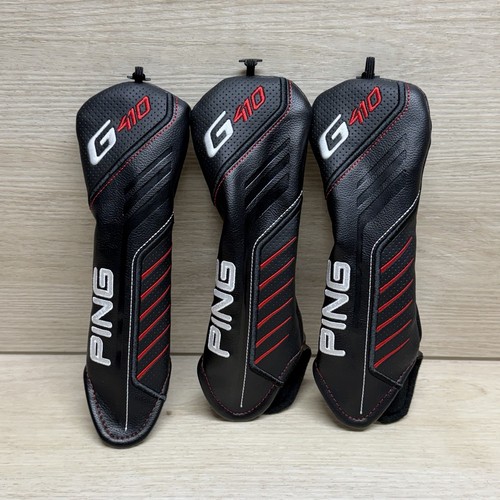 Lot Of 3 PING G410 Hybrid Golf Club Headcover Black Red White