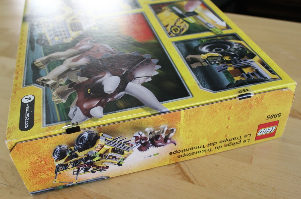 DAMAGED/SEALED BOX LEGO 5885 Dino Triceratops Trapper 2012 | eBay