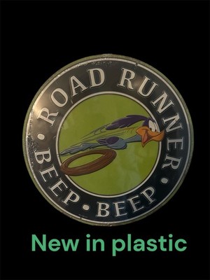 Road Runner Beep Beep Metal Sign Hemi Super bird Bee Plymouth  Dodge Mopar
