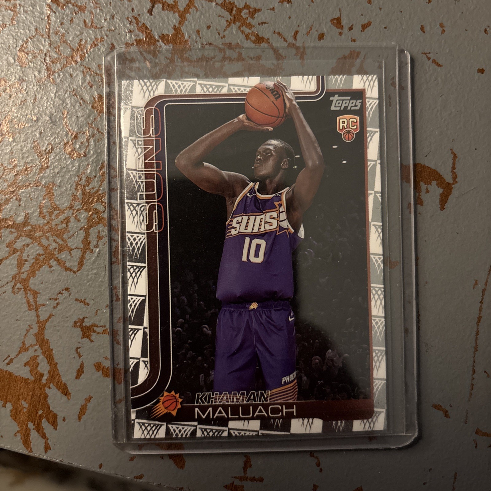 Khaman Maluach 2025-26 Topps Season Tip Off Rookie Card #210 Phoenix Suns