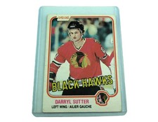 1981 OPC O-Pee-Chee Hockey Card #65 Darryl Sutter Rookie Ungraded with Top Loade. rookie card picture
