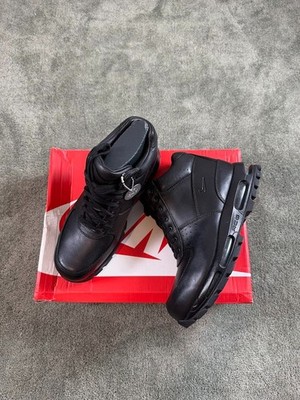 Nike Air Max Goadome ACG Schuhe Triple Black Leder Herren Gr. 9,5