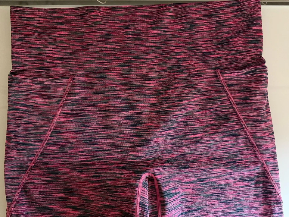 Pantalones de yoga para mujer Livi By Lane Bryant talla 14/16 cintura alta ropa activa rosa Foto 4 de 4