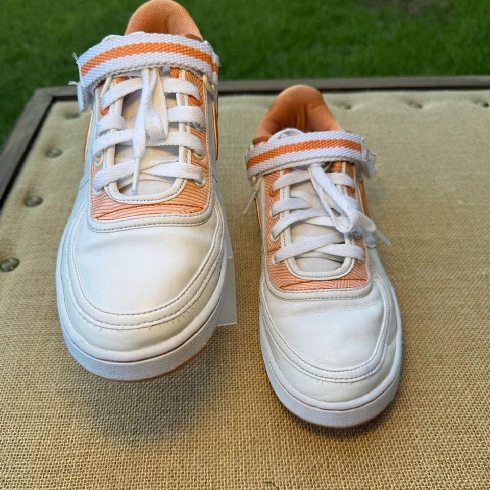 Nike Vandal Retro White and Orange Women’s Sneakers 11 Vintage - Image 3 of 4