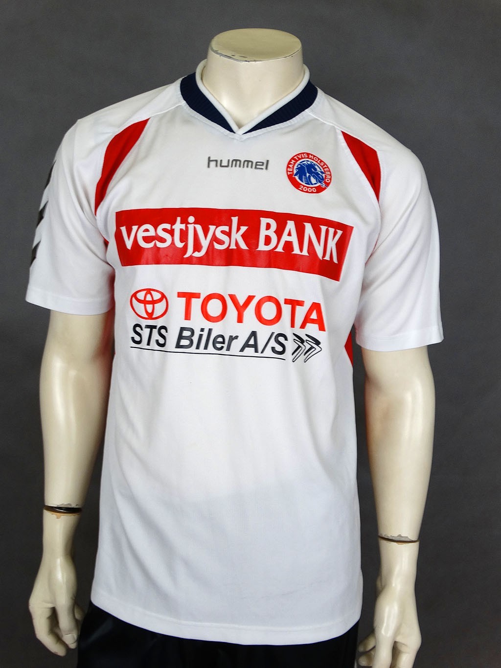 Camiseta Camiseta Camiseta Equipo Tvis Holstebro Balonmano Dinamarca Hummel L