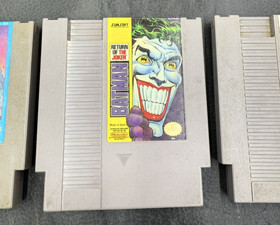 Batman: Return of the Joker, Shadow of the Ninja & Contra NES Games (Lot of 3)