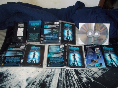 The Abyss (1989): 4 Versions, rare VHS, 4 DVDs, 2000 Special-Editions, 1993 Cut-
