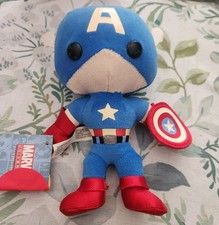 Marvel Comics Captain America Plush 8" Plush Funko Stuffed Animal With Tags