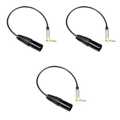 3 Pieces Xlr-adapter Stecker Auf Buchse Trs Zu Audio-Klinkenadapter