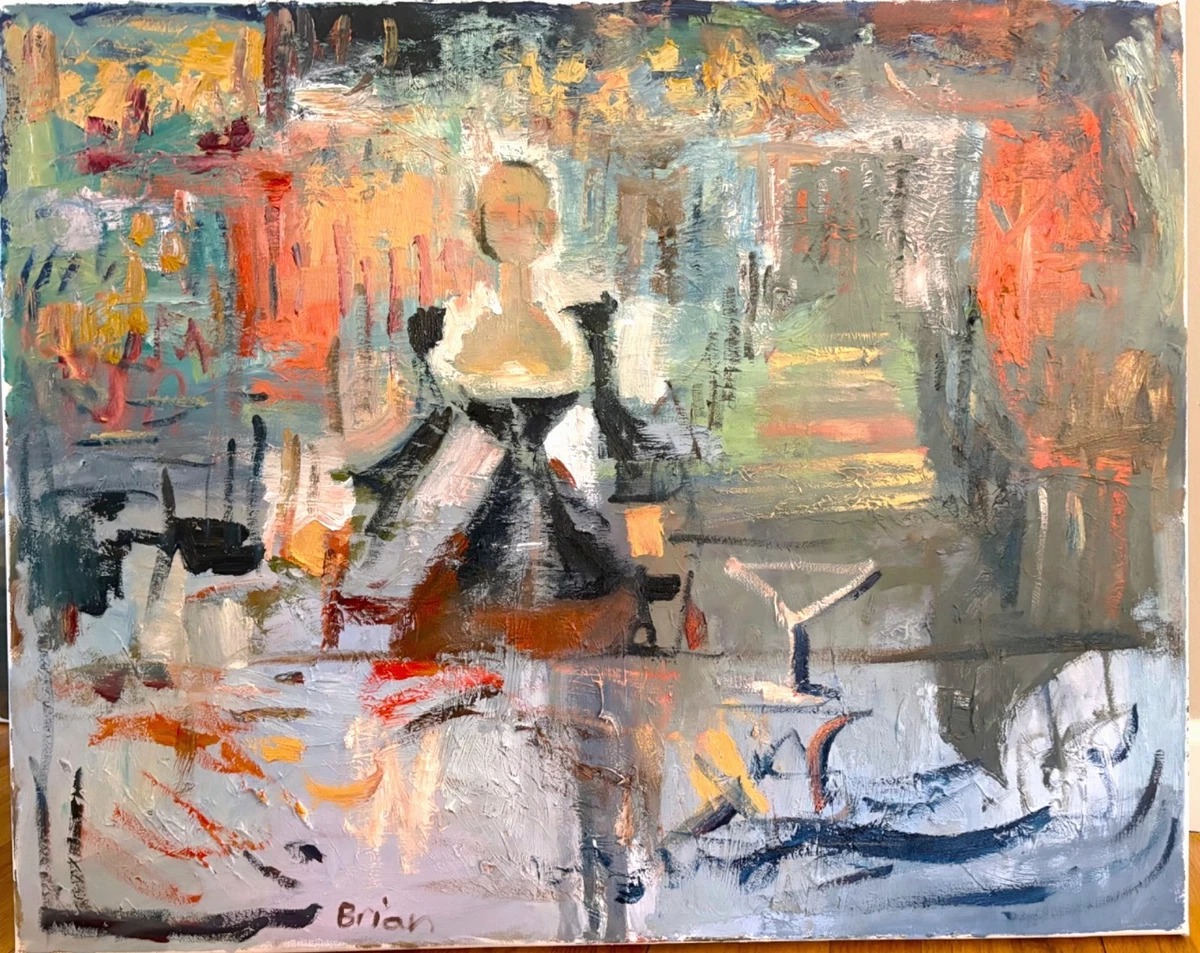 油画立体派艺术静物绘画| eBay