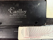 USS Carilloy Alloy Steels Hardenability Slide Rule