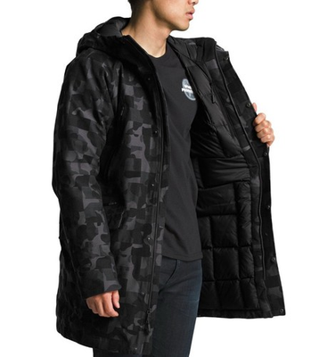 #ad North Face Men Cryos Apex Flex Gore Tex 800 Down PARKA JACKET BLK BNWT 750$ MED $550.00