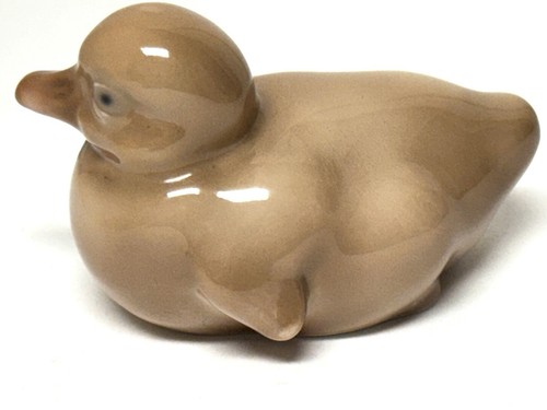 Vtg Bing & Grondahl Porcelain Brown Duckling #1548 B&G Denmark Danish Duck 70's - Picture 3 of 7